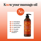 Aromatherapy Sensual Massage Oil for Couples - Relaxing Lavender Massaging Oil for Massage Therapy with Vitamin E Jojoba & Sweet Almond - Naturally Scented Vegan Non GMO & Gluten Free (8 Fl Oz)