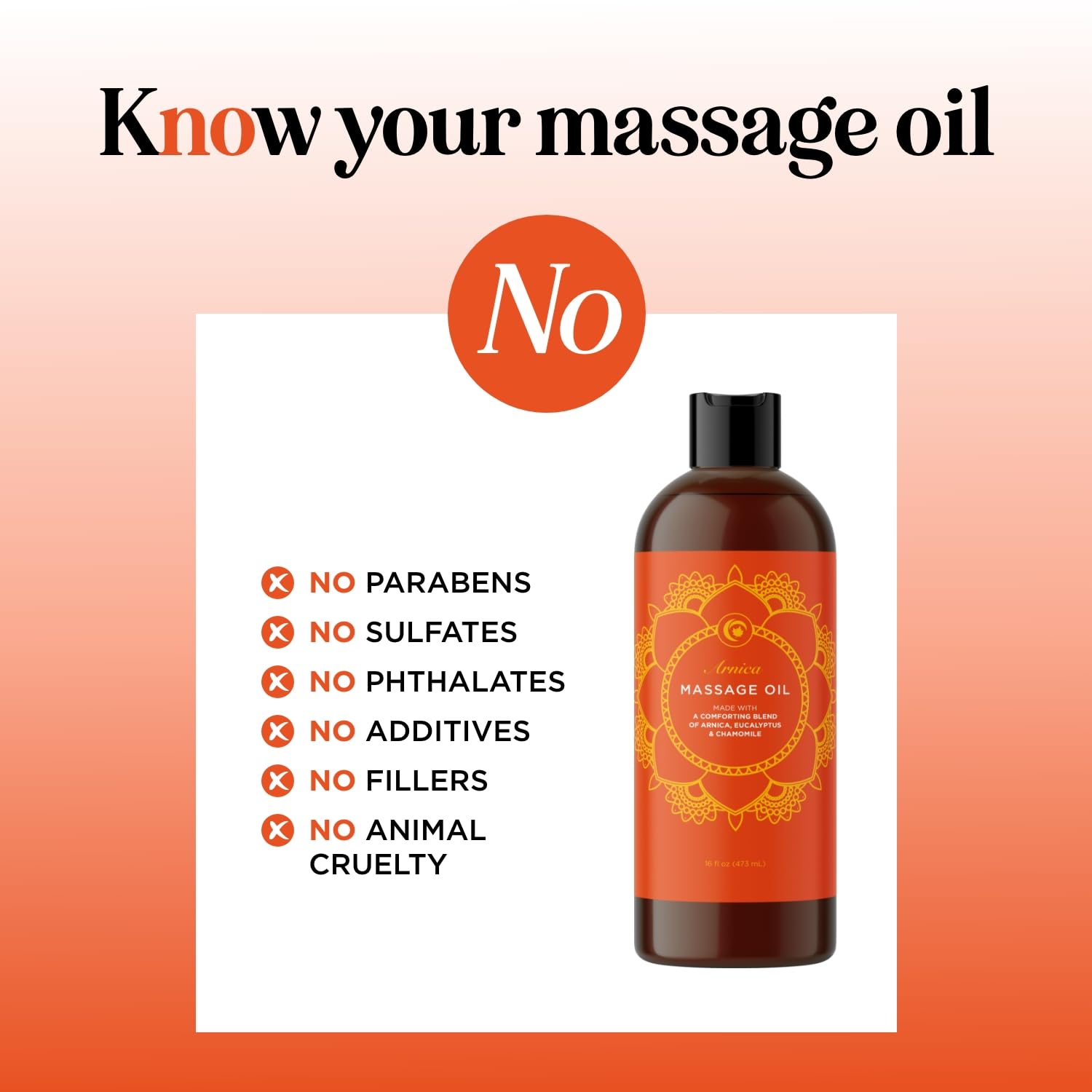 Aromatherapy Sensual Massage Oil for Couples - Relaxing Lavender Massaging Oil for Massage Therapy with Vitamin E Jojoba & Sweet Almond - Naturally Scented Vegan Non GMO & Gluten Free (8 Fl Oz)