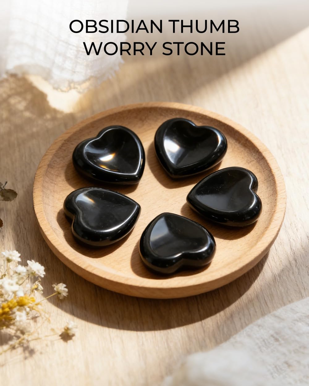 Crystals and Healing Stones Set - Chakra Crystals Gift for Women, Thumb Worry Stones, Chakra Bracelets, 7 Chakra Stones Set, Orgone Pyramid for Positive Energy Balance, Birthday Gifts for Women
