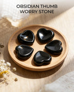Crystals and Healing Stones Set - Chakra Crystals Gift for Women, Thumb Worry Stones, Chakra Bracelets, 7 Chakra Stones Set, Orgone Pyramid for Positive Energy Balance, Birthday Gifts for Women
