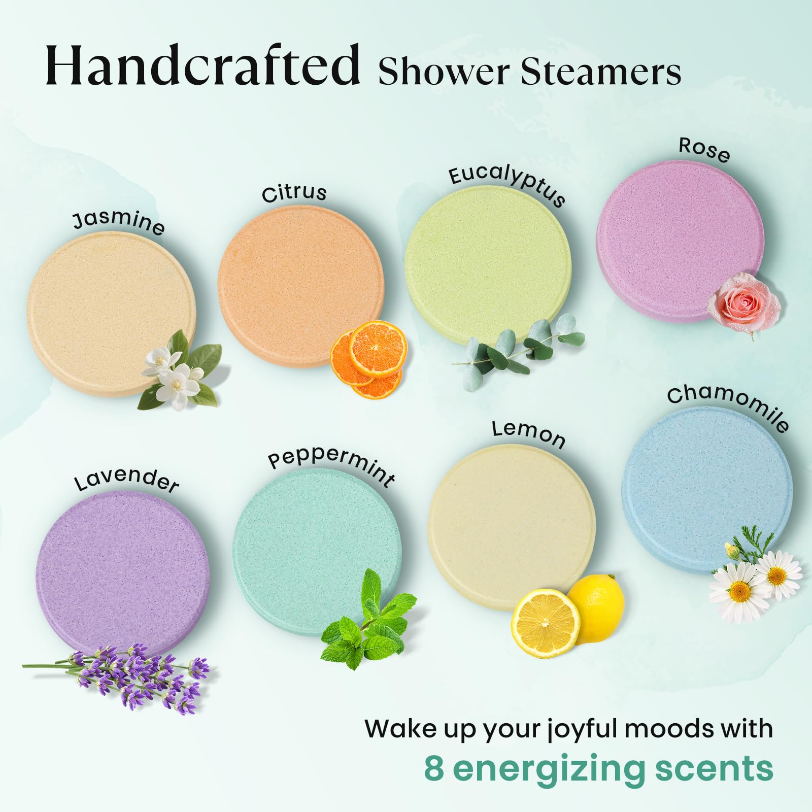 Shower Steamers Aromatherapy, Birthday Gift for Women Teen Girl Mom | Premium Natural Essential Oils Bath Bombs, Spa Stress Relief & Relaxation Self Care Gifts
