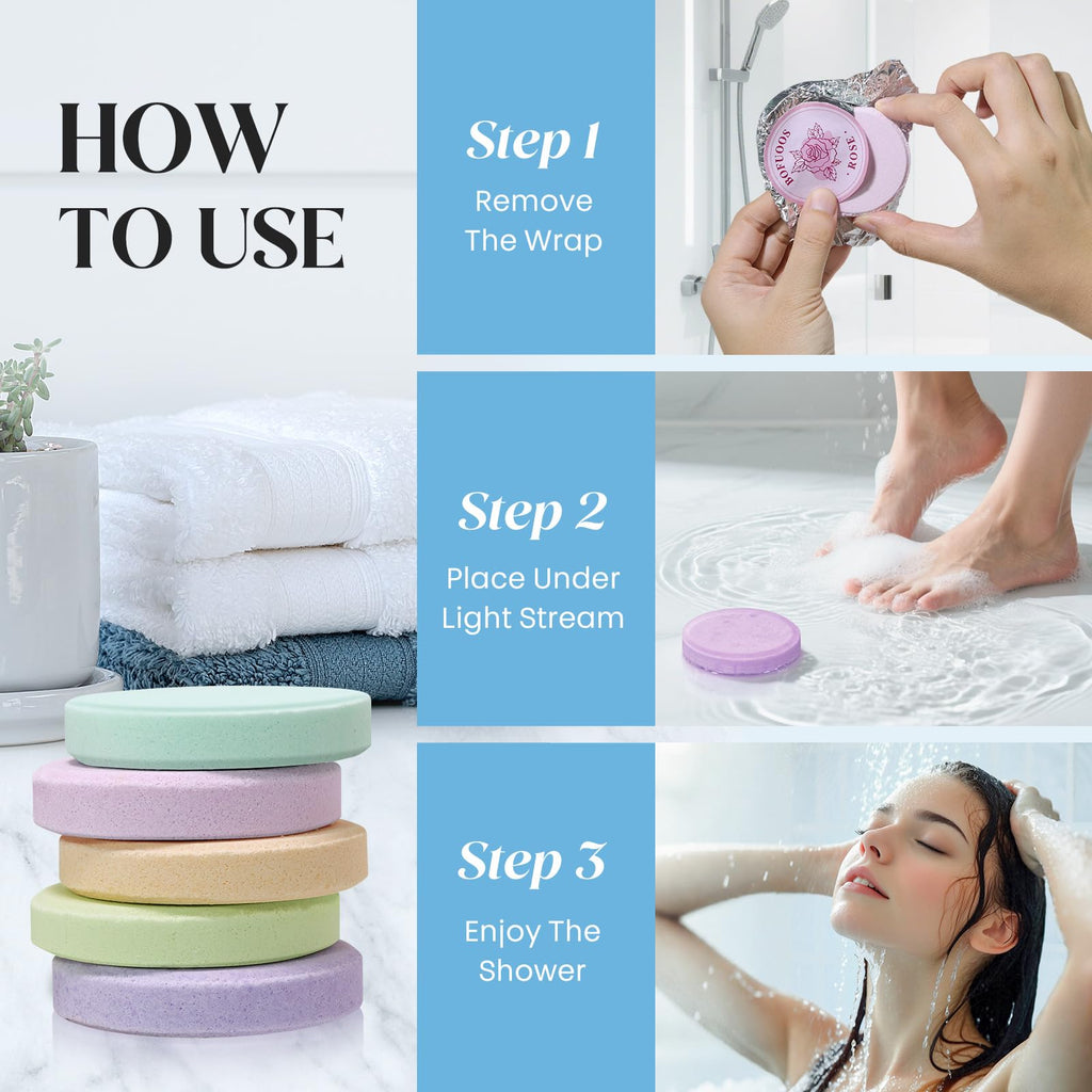 Shower Steamers Aromatherapy, Birthday Gift for Women Teen Girl Mom | Premium Natural Essential Oils Bath Bombs, Spa Stress Relief & Relaxation Self Care Gifts
