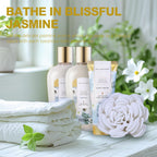 Spa Luxetique Gifts for Women Lavender Gift Baskets for Women 15pcs Bath and Body Work Gift Set With Tote Bag Bath Sets for Women Mothers Day Gifts for Her
