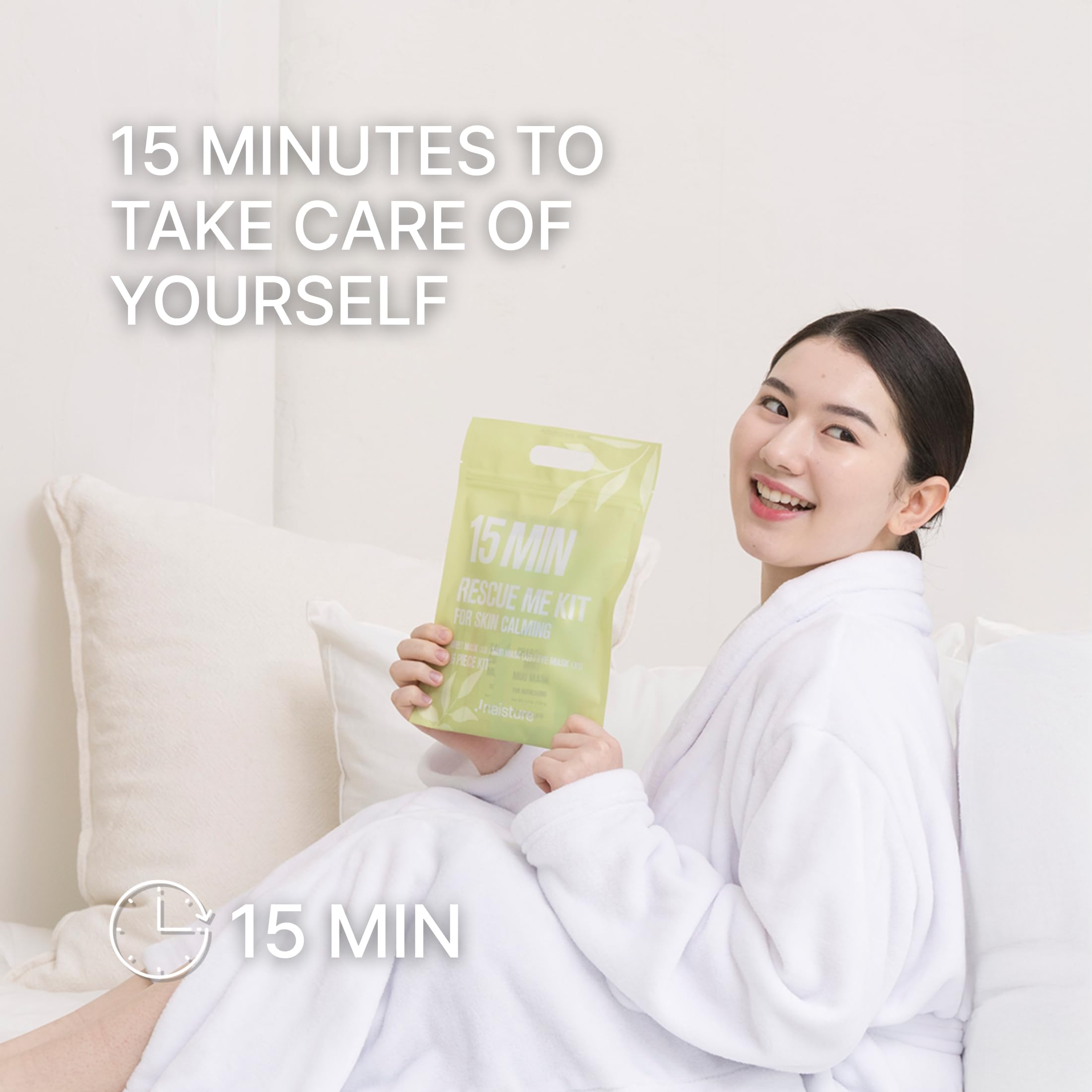 Naisture 15 Min Pamper Me Kit Korean Spa Skincare Gift Set for Women-Head to Toe with Hair, Face, Eye, Hand, & Foot Masks (7 pcs)