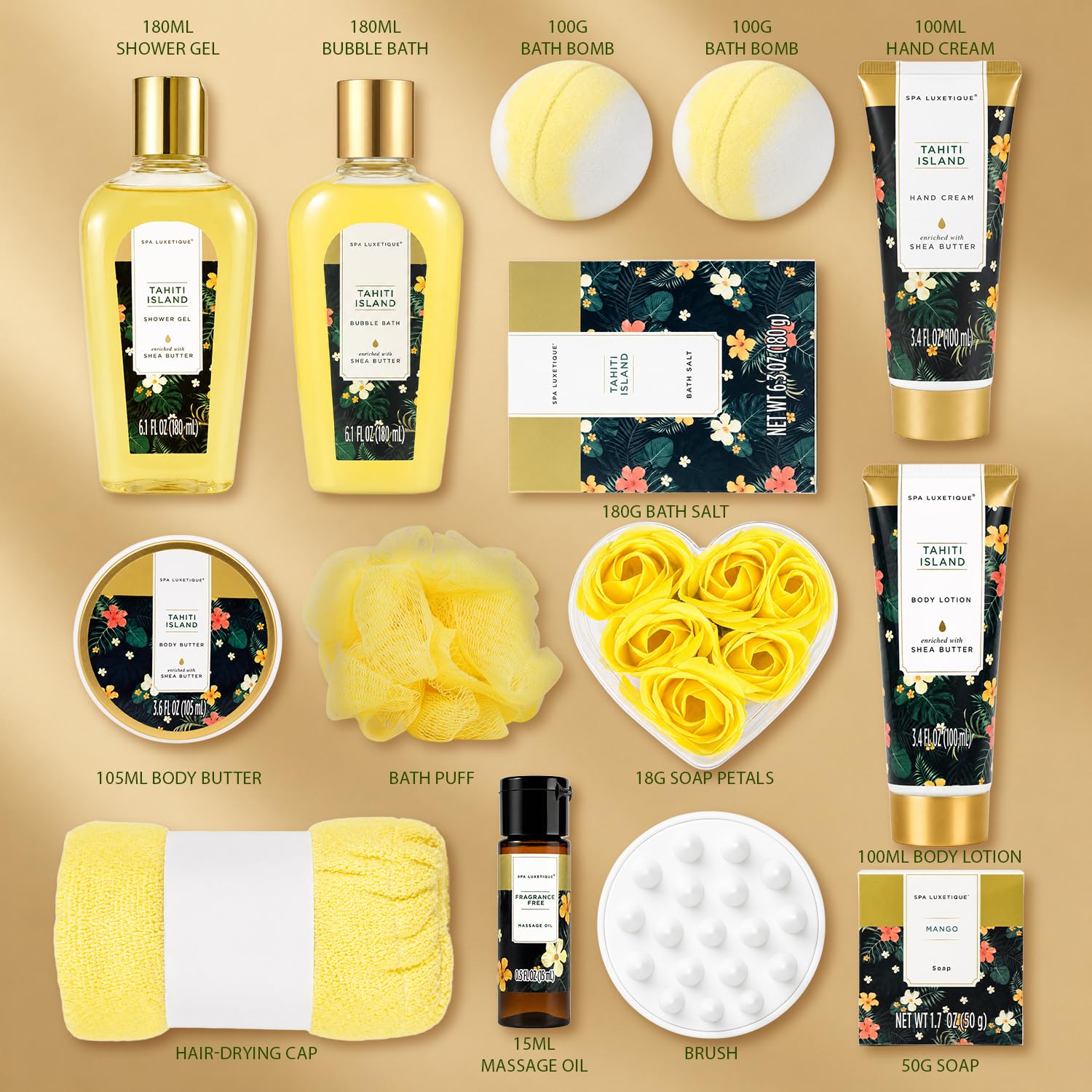 Spa Luxetique Gifts for Women Lavender Gift Baskets for Women 15pcs Bath and Body Work Gift Set With Tote Bag Bath Sets for Women Mothers Day Gifts for Her