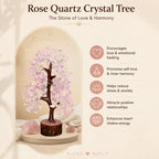 PYOR 7 Chakra Tree of Life Crystal Tree - Seven Chakra Healing Crystals & Stones for Chakra Balancing | Meditation | Reiki | Yoga Decor | Spiritual Gift | Gift for Woman