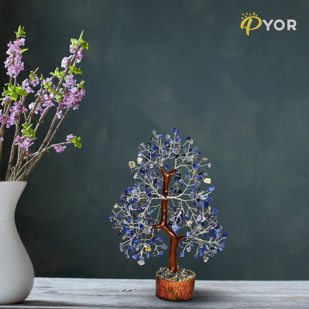 PYOR 7 Chakra Tree of Life Crystal Tree - Seven Chakra Healing Crystals & Stones for Chakra Balancing | Meditation | Reiki | Yoga Decor | Spiritual Gift | Gift for Woman