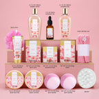 Spa Luxetique Gifts for Women Lavender Gift Baskets for Women 15pcs Bath and Body Work Gift Set With Tote Bag Bath Sets for Women Mothers Day Gifts for Her