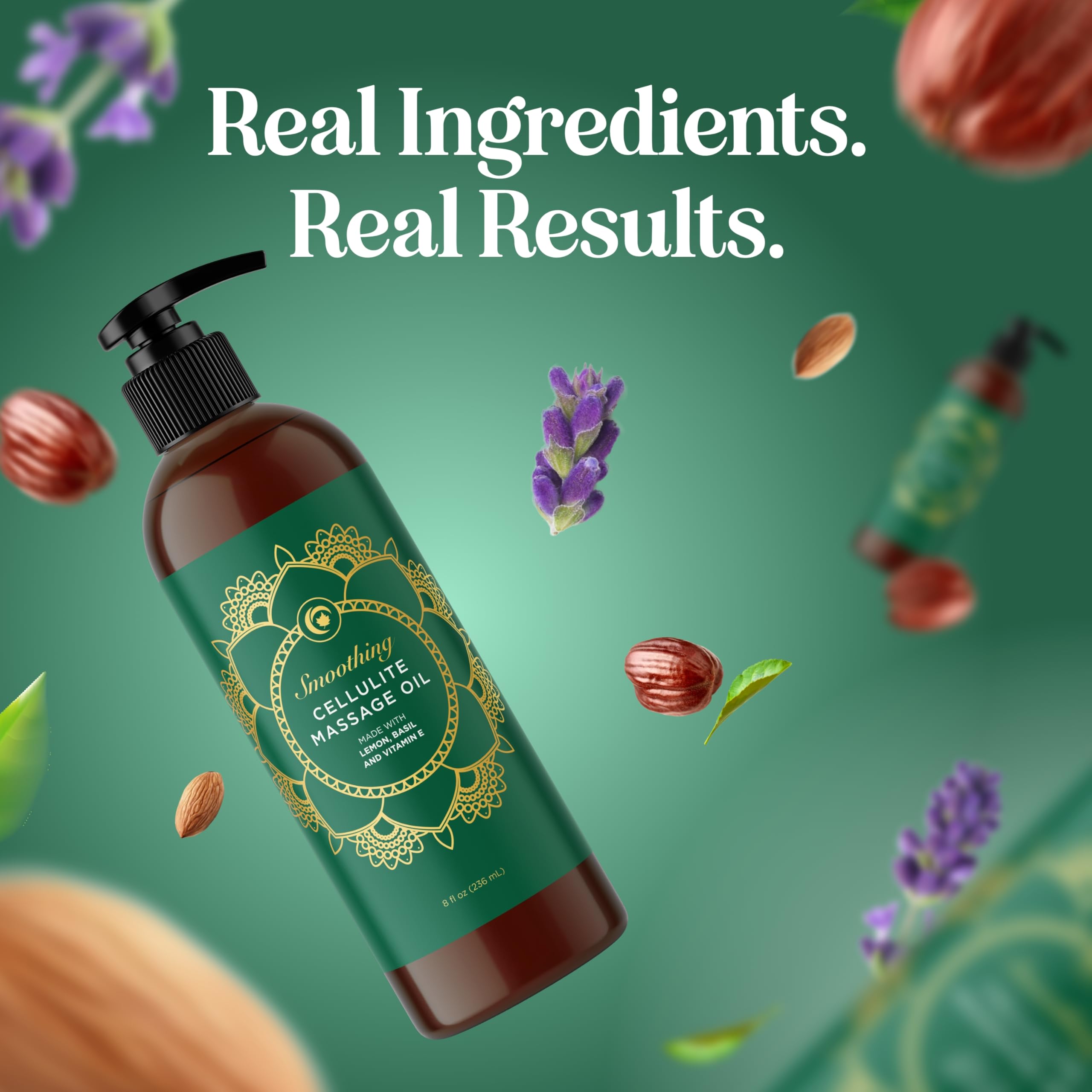 Aromatherapy Sensual Massage Oil for Couples - Relaxing Lavender Massaging Oil for Massage Therapy with Vitamin E Jojoba & Sweet Almond - Naturally Scented Vegan Non GMO & Gluten Free (8 Fl Oz)