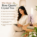 PYOR 7 Chakra Tree of Life Crystal Tree - Seven Chakra Healing Crystals & Stones for Chakra Balancing | Meditation | Reiki | Yoga Decor | Spiritual Gift | Gift for Woman