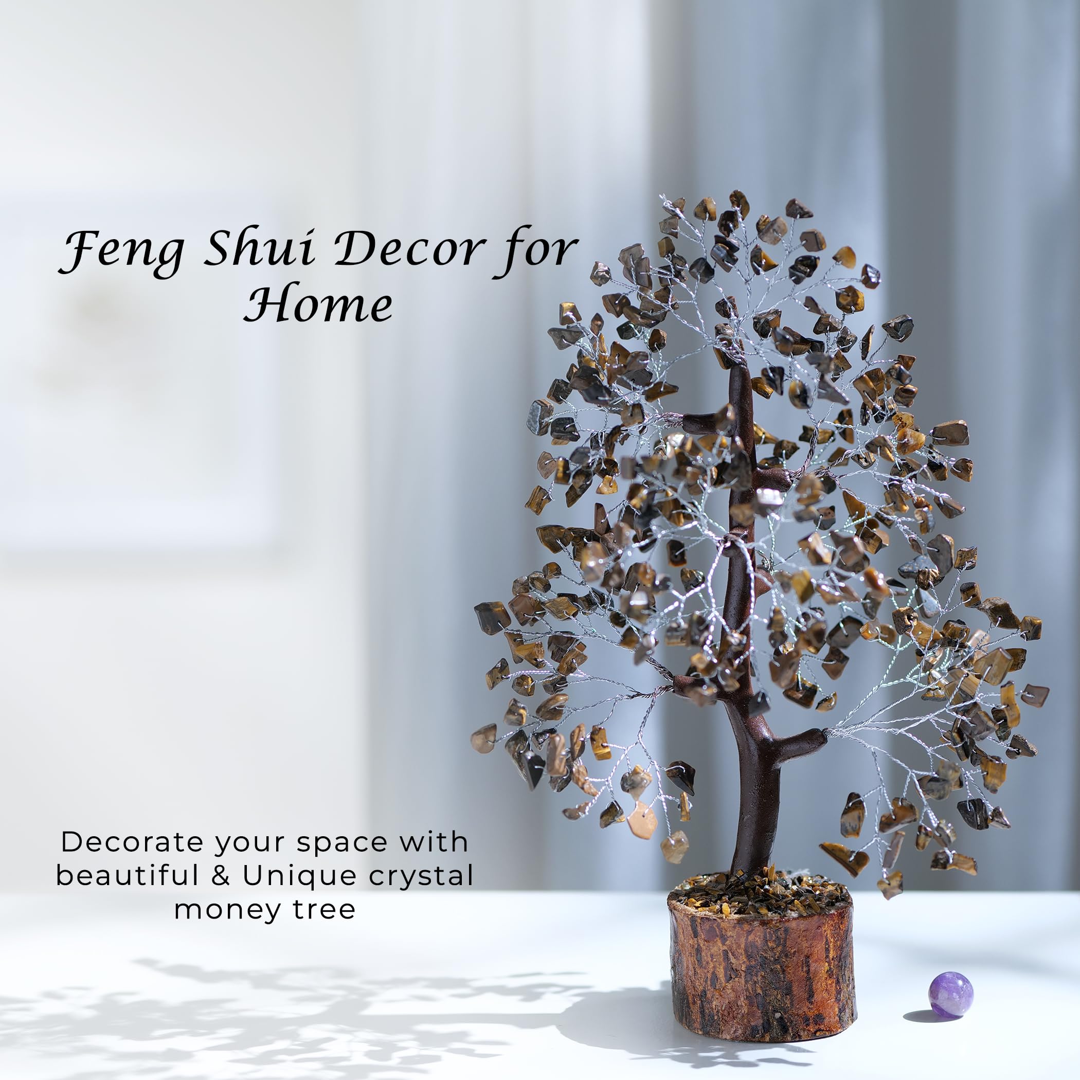 PYOR 7 Chakra Tree of Life Crystal Tree - Seven Chakra Healing Crystals & Stones for Chakra Balancing | Meditation | Reiki | Yoga Decor | Spiritual Gift | Gift for Woman