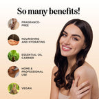 Aromatherapy Sensual Massage Oil for Couples - Relaxing Lavender Massaging Oil for Massage Therapy with Vitamin E Jojoba & Sweet Almond - Naturally Scented Vegan Non GMO & Gluten Free (8 Fl Oz)