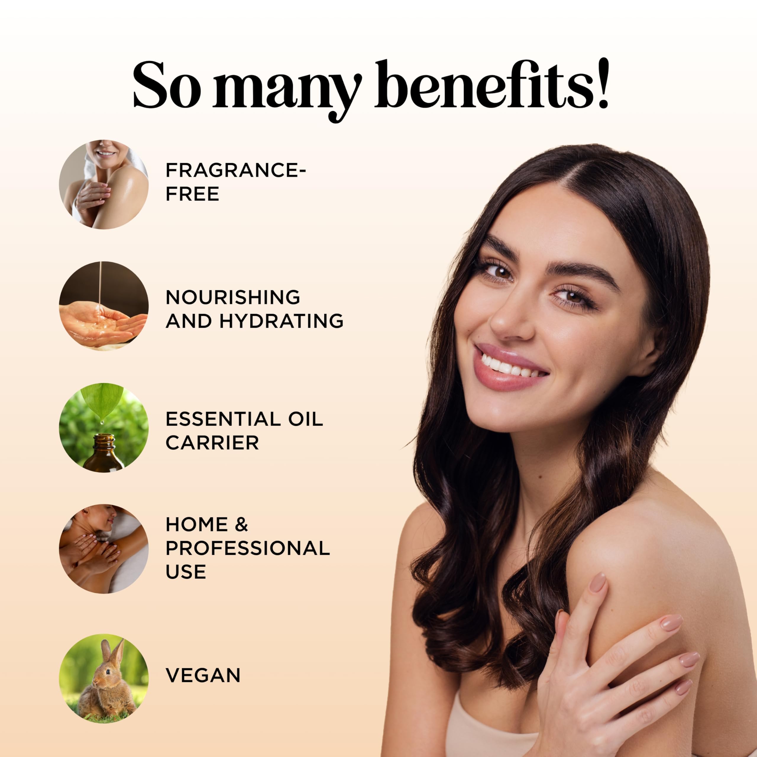 Aromatherapy Sensual Massage Oil for Couples - Relaxing Lavender Massaging Oil for Massage Therapy with Vitamin E Jojoba & Sweet Almond - Naturally Scented Vegan Non GMO & Gluten Free (8 Fl Oz)