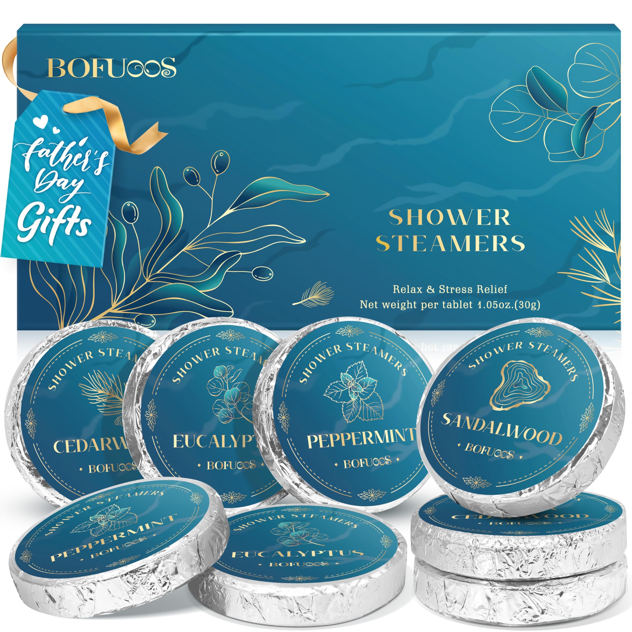 Shower Steamers Aromatherapy, Birthday Gift for Women Teen Girl Mom | Premium Natural Essential Oils Bath Bombs, Spa Stress Relief & Relaxation Self Care Gifts