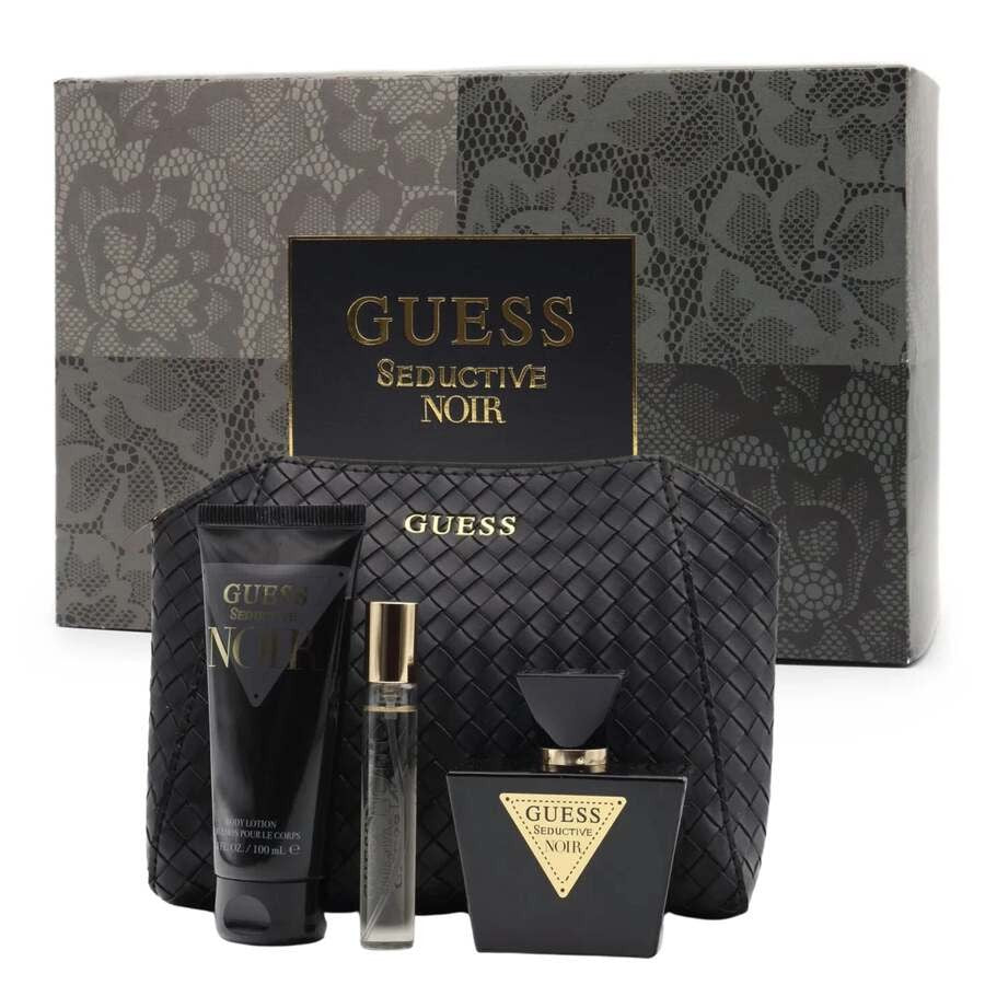 Guess Ladies Seductive Noir Gift Set Fragrances 085715349552