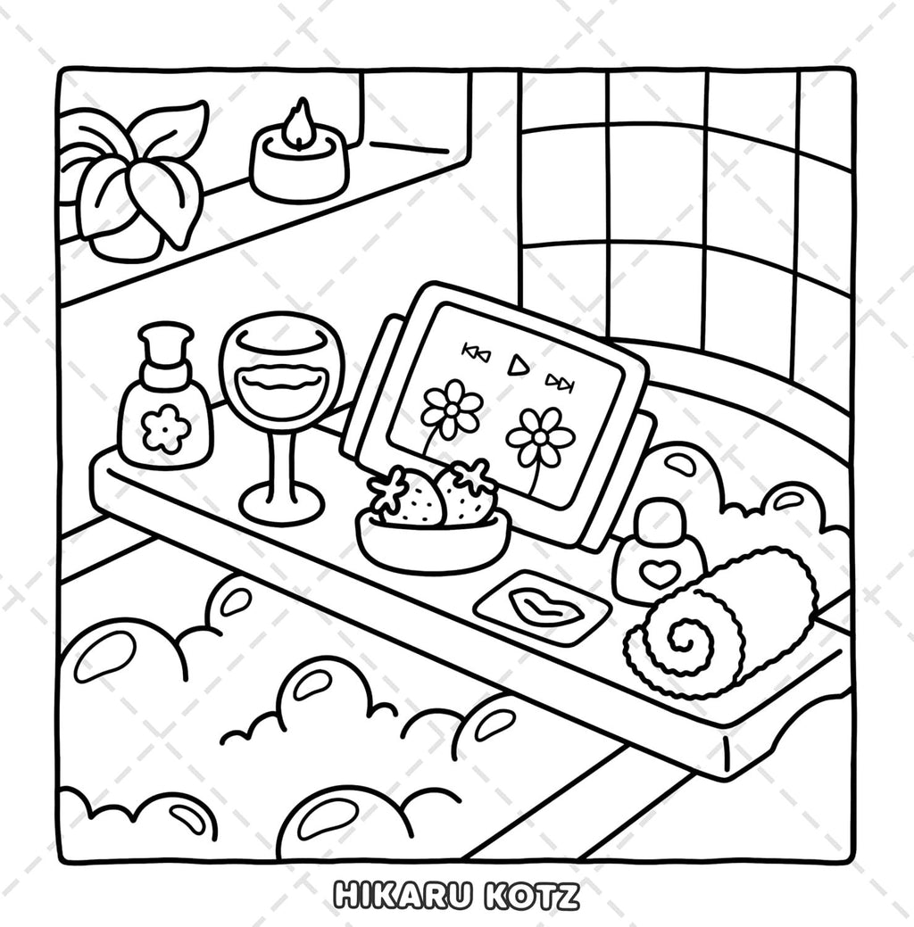 Self-Love: Girl Therapy Coloring Book, Spiral Bound, 40 pg. , 8.5" x 8.5"