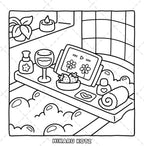 Self-Love: Girl Therapy Coloring Book, Spiral Bound, 40 pg. , 8.5" x 8.5"
