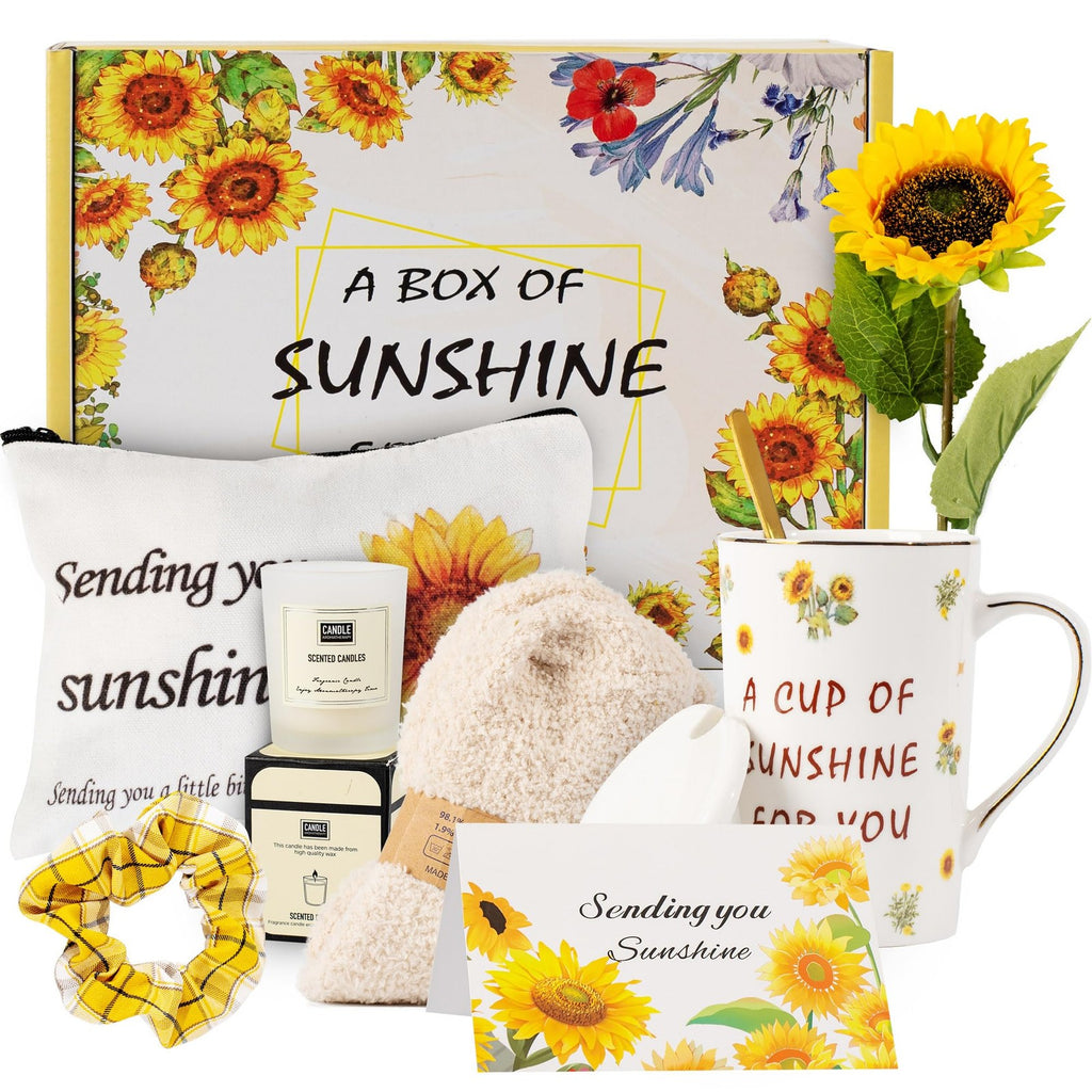 TOYIYAR Birthday Gifts for Women, Self-Care Gift Box for Women - Sunshine & S...
