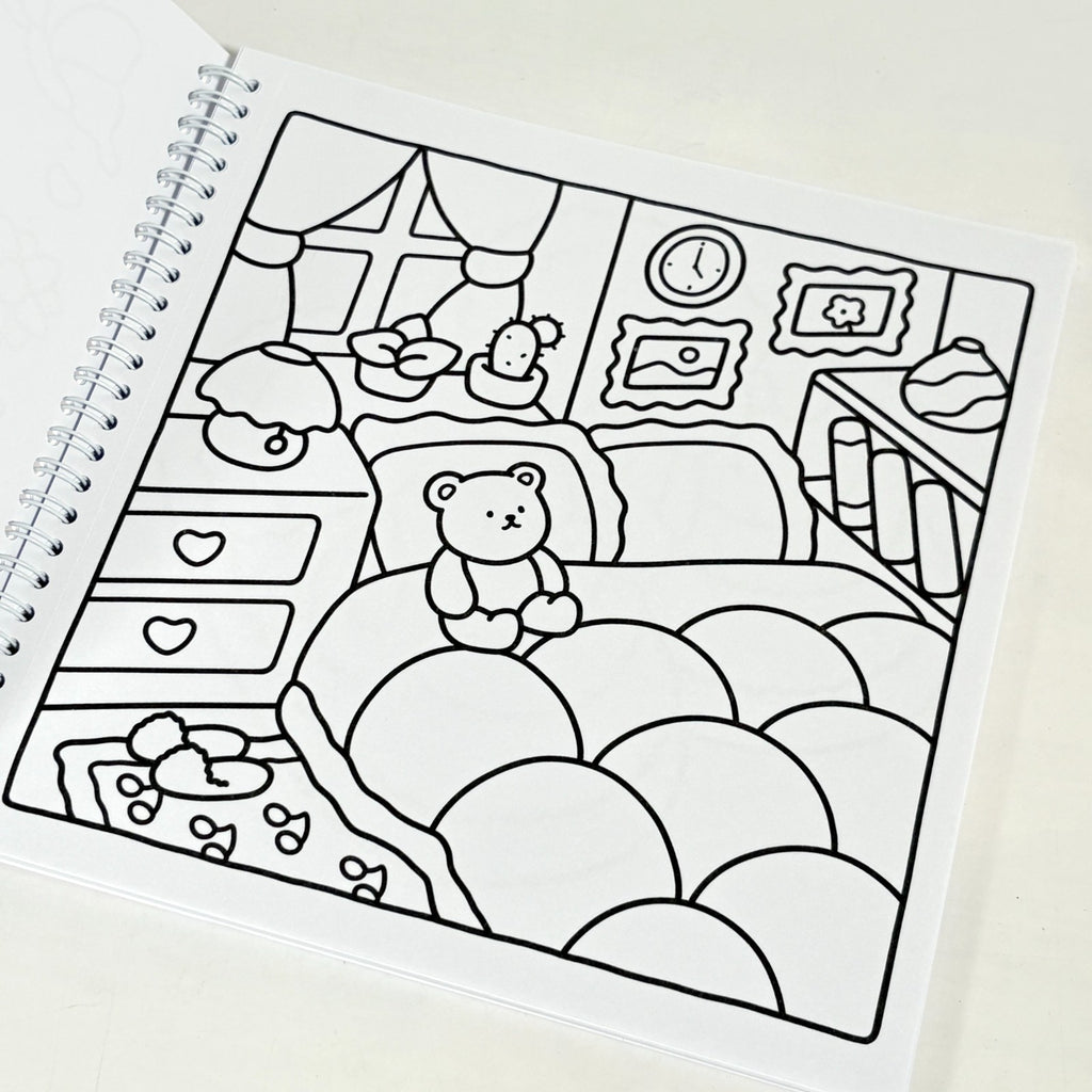 Self-Love: Girl Therapy Coloring Book, Spiral Bound, 40 pg. , 8.5" x 8.5"