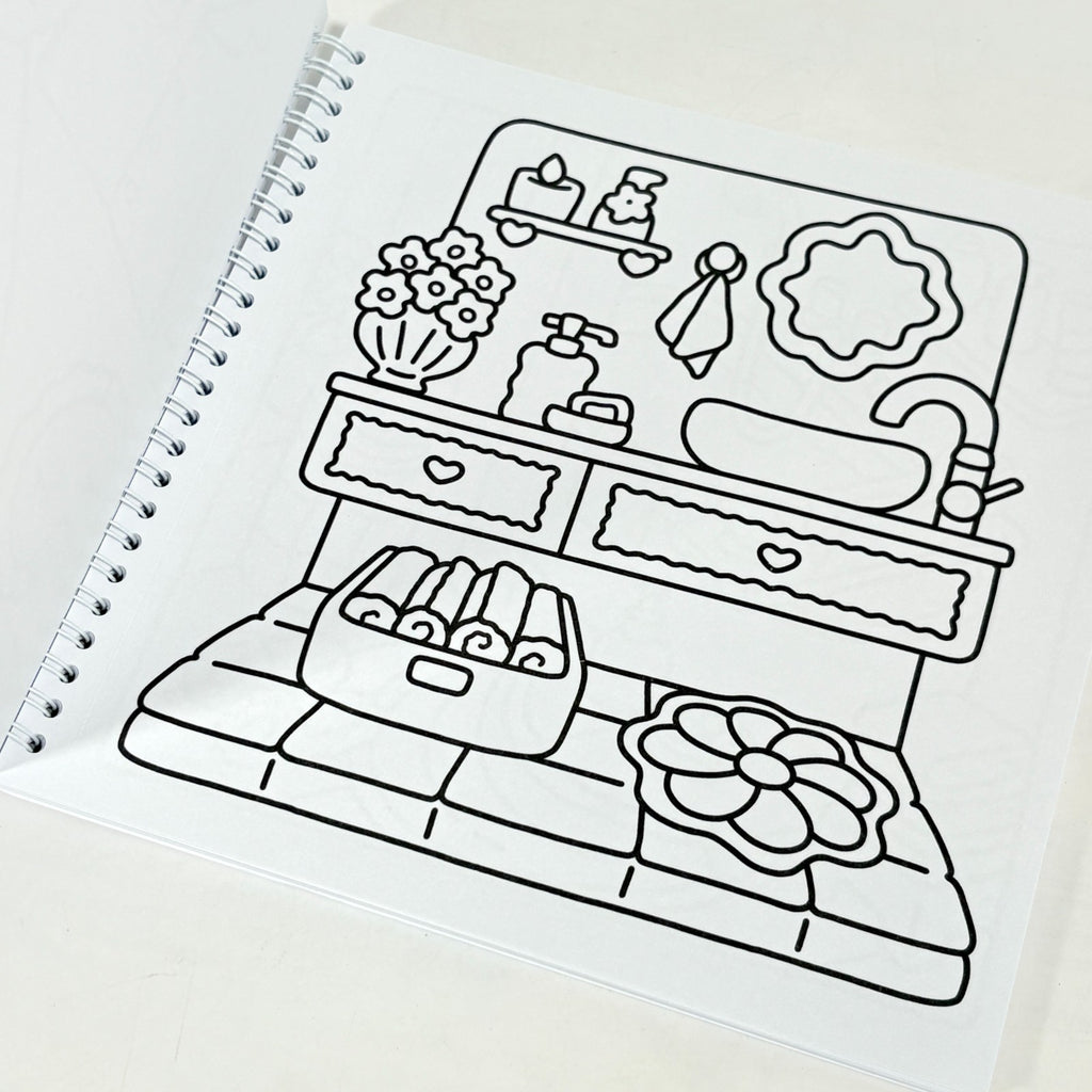 Self-Love: Girl Therapy Coloring Book, Spiral Bound, 40 pg. , 8.5" x 8.5"