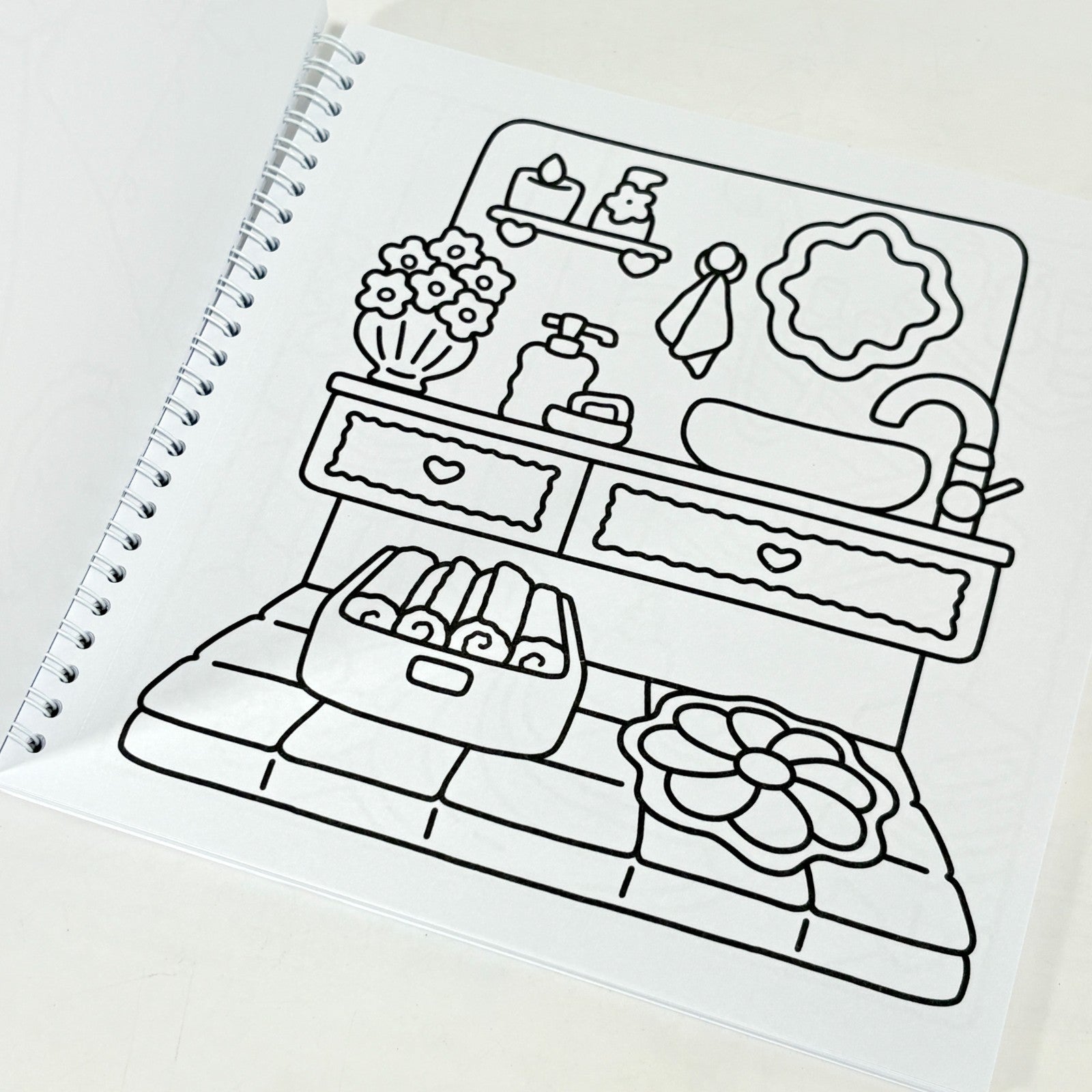 Self-Love: Girl Therapy Coloring Book, Spiral Bound, 40 pg. , 8.5" x 8.5"