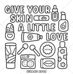 Self-Love: Girl Therapy Coloring Book, Spiral Bound, 40 pg. , 8.5" x 8.5"